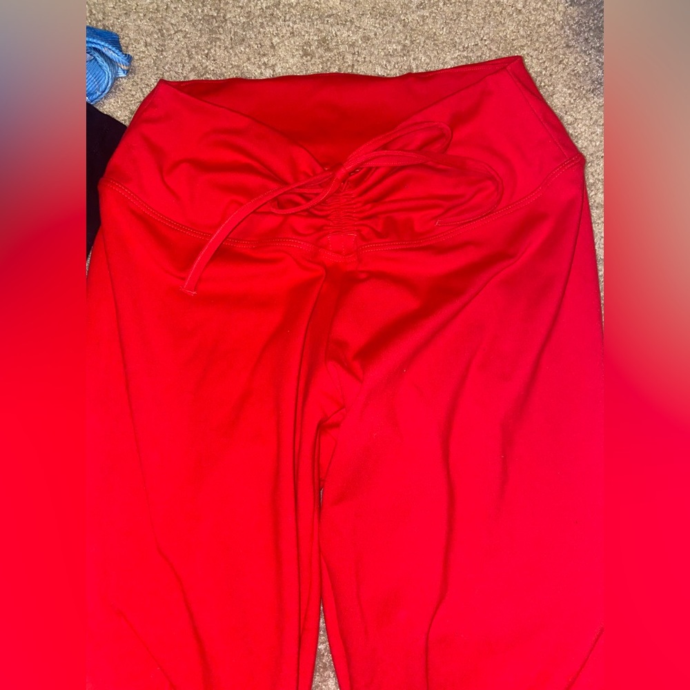 VS PINK scrunch front leggings MEDIUM